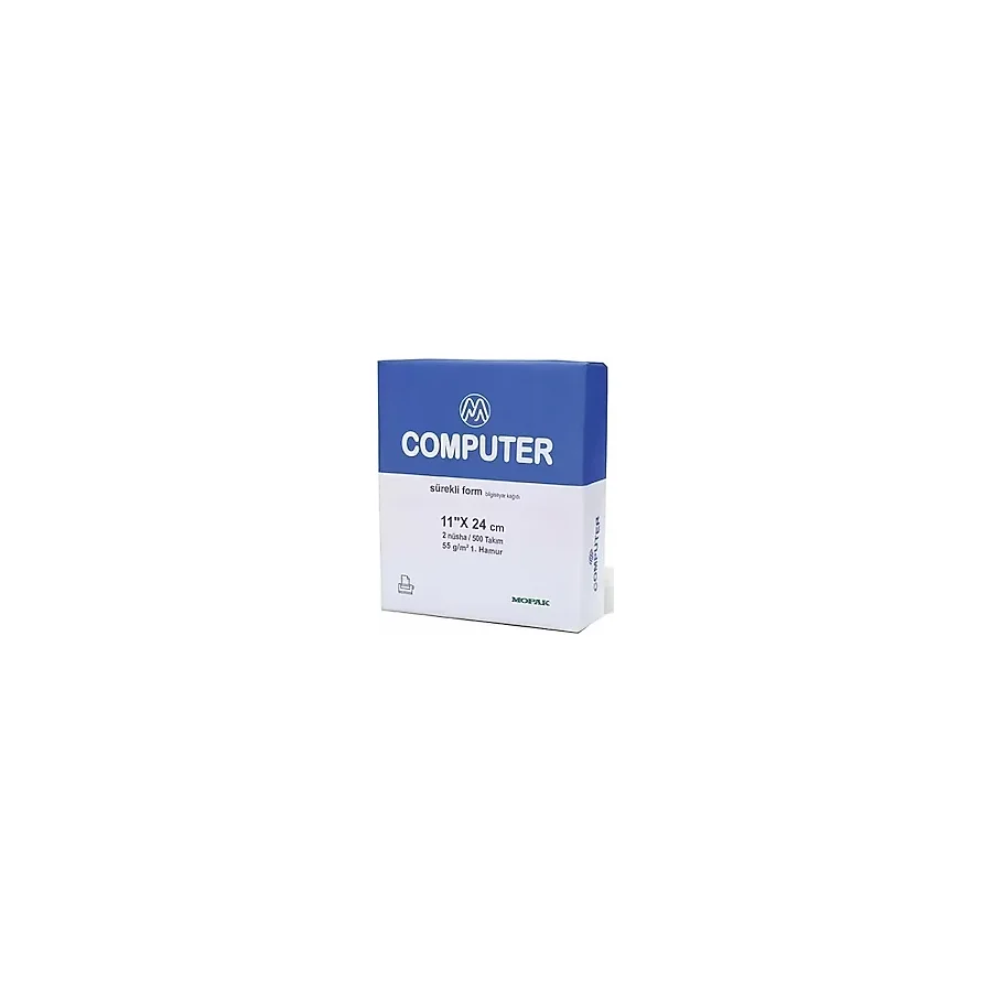 Mopak 2 Nüsha 11x24 Sürekli Form Bilgisayar Kağıdı (500 lü)