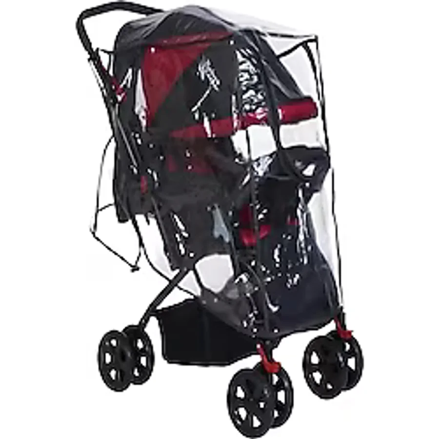 MorBebe Ultra Lüks Fermuarlı Bebek Arabası Yağmurluğu Siyah.(BÜTÜN BEBEK ARABALARINA UYUMLUDUR)