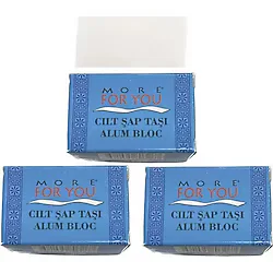 More For You Cilt Şapı Şap Taşı 3 Adet x 240 ML