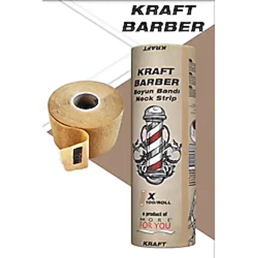 More For You Kraft Barber Boyun Bandı 5'li Paket (100 Adet)