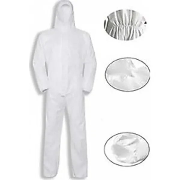 Mormed Tek Kullanımlık 25 gr Kapşonlu Tulum - Sarı - Siyah - XL