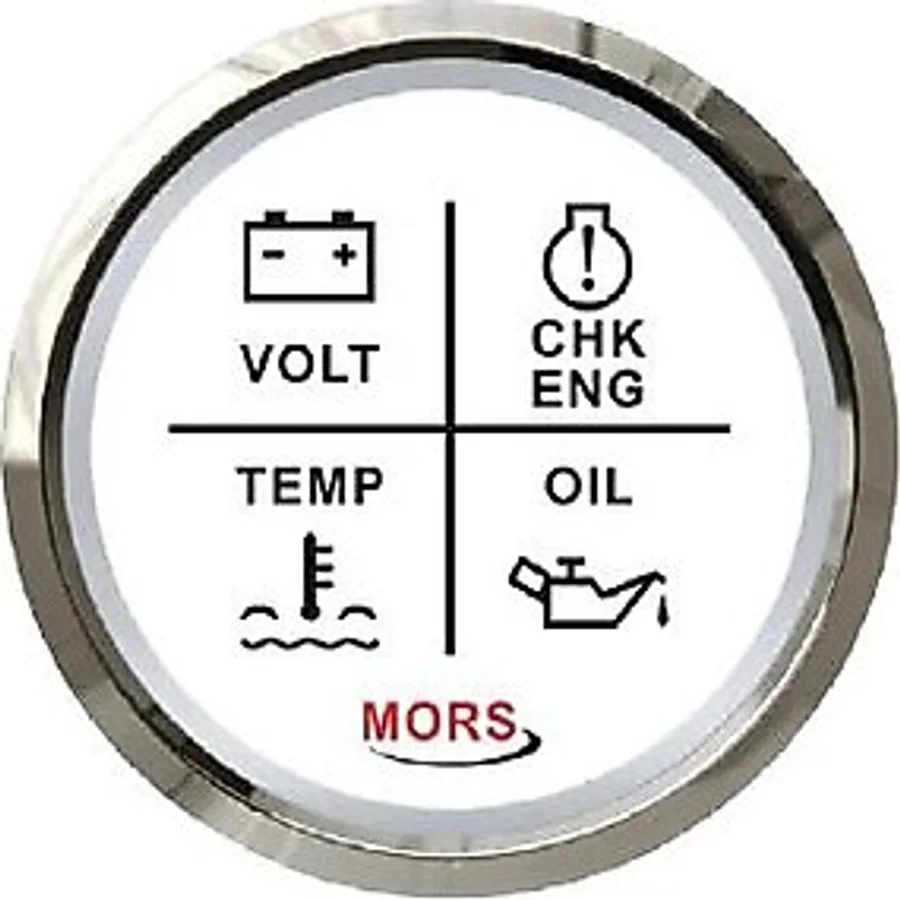 Mors Alarm Gösterge Seti 4lü Beyaz