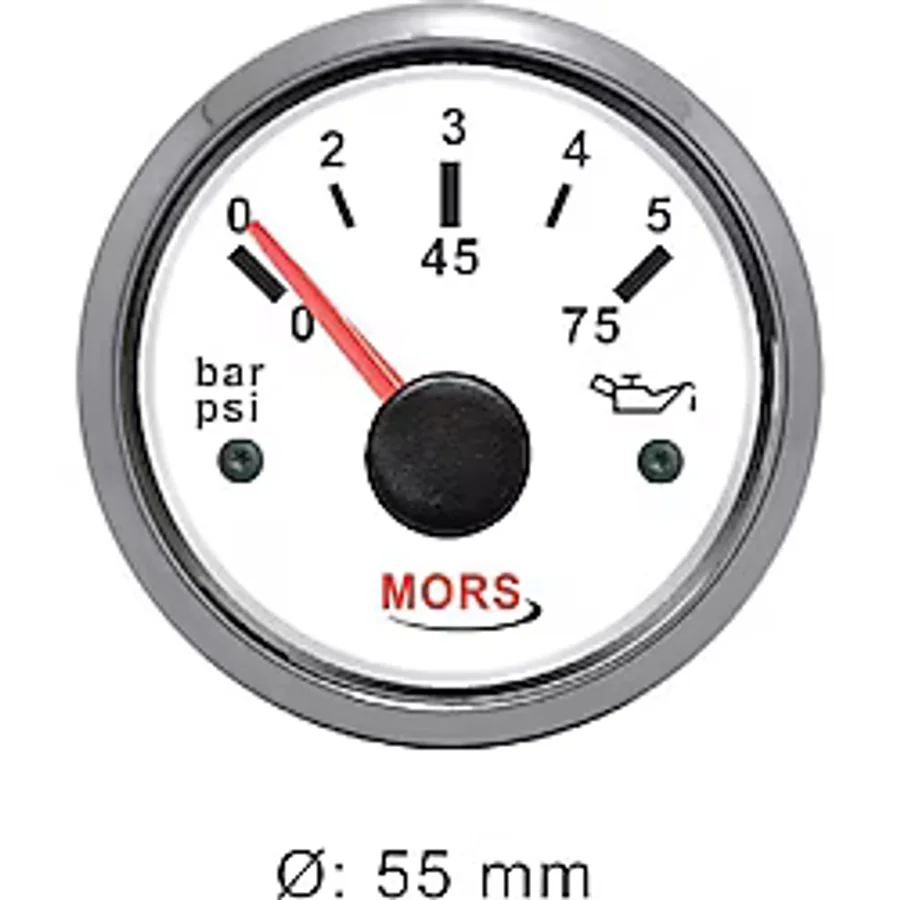 Mors Yağ Göstergesi Beyaz 10bar