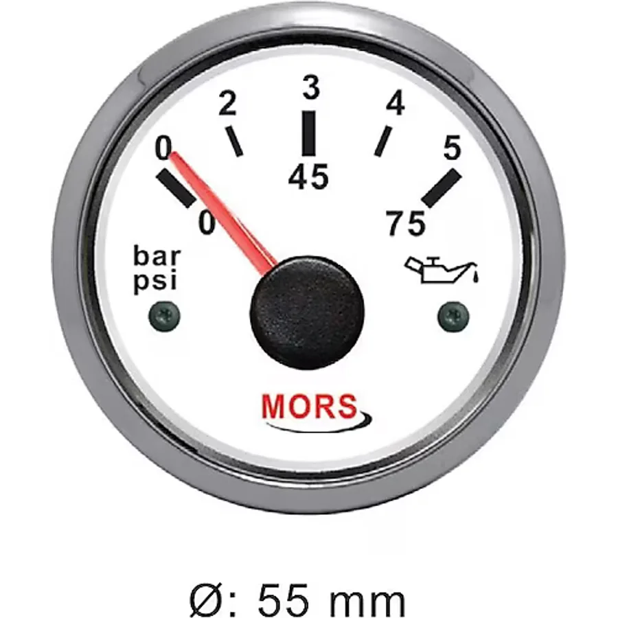 Mors Yağ Göstergesi Beyaz - 5bar