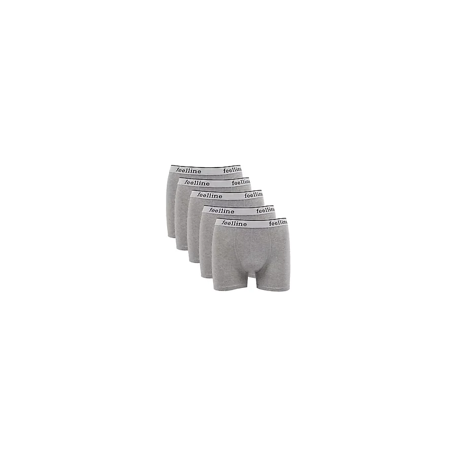 Mostess Erkek Çocuk Likralı Boxer 5 Lİ PAKET gri