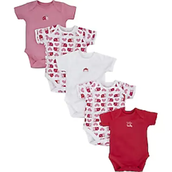 Mothercare Kısa Kollu Body 5 li Bebek Body Minik Lady 18-24 Ay
