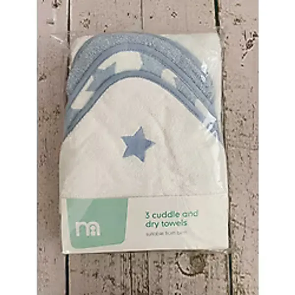 MOTHERCARE Yıldız 3'lü Havlu Kundak Seti
