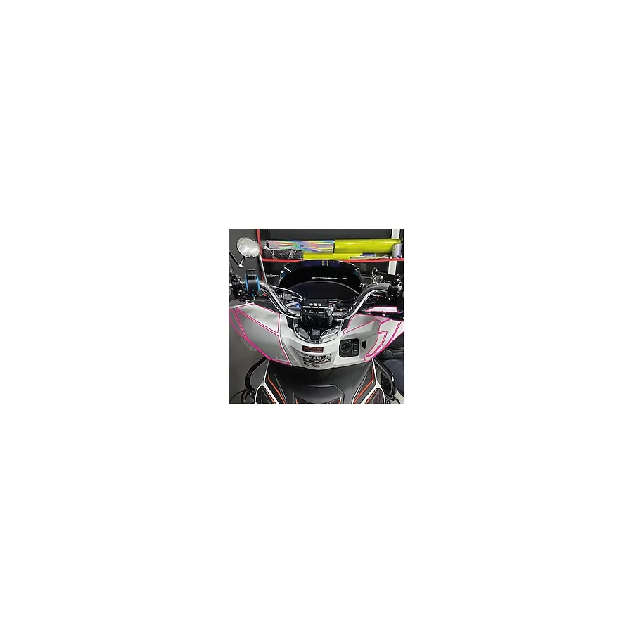 Motiker Honda PCX 2023 Torpido Şeffaf Koruma Kaplama Etiket Modeli