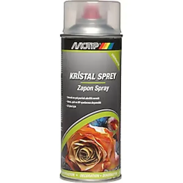 MOTİP Çiçek Parlatma Kristal Hızlı Kuruyan Parlak Vernik Sprey 400ML