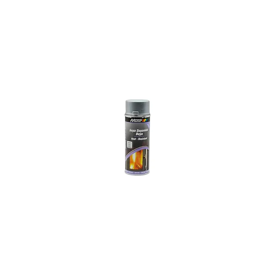 Motip Gümüş Gri 690 Derece Isıya Dayanıklı Yanmaz Sprey Boya 400 ML