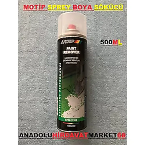 MOTİP SPREY BOYA SÖKÜCÜ SPREY BOYA ÇIKARICI SPREY 500 ML