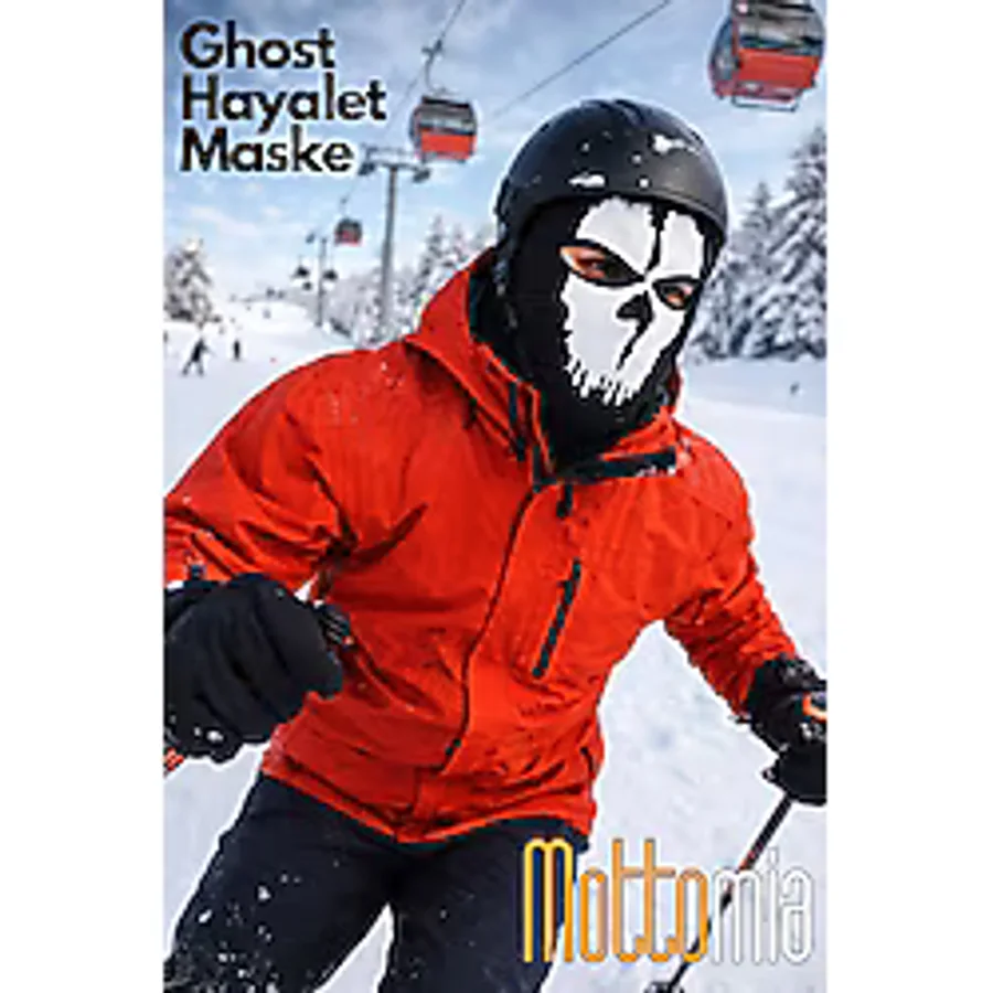MOTO BUTİK Ghost Motor Maskesi Motor Buff Balaclava Model 2