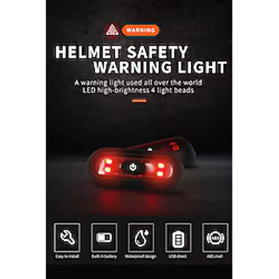 Moto Express Motosiklet Kask Arkası İkaz Ledi