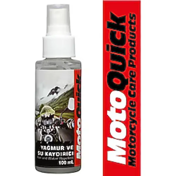 Moto Quick Motoquick Motosiklet Nano Yağmur ve Su Kaydırıcı, Kask Vizörü Su Itici 100 ml
