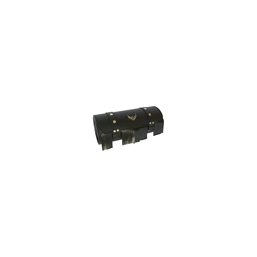 Motoanl Motosiklet Çanta Sosis Choper Model Çanta Siyah Cruiser Motorcu Çantası AR-06