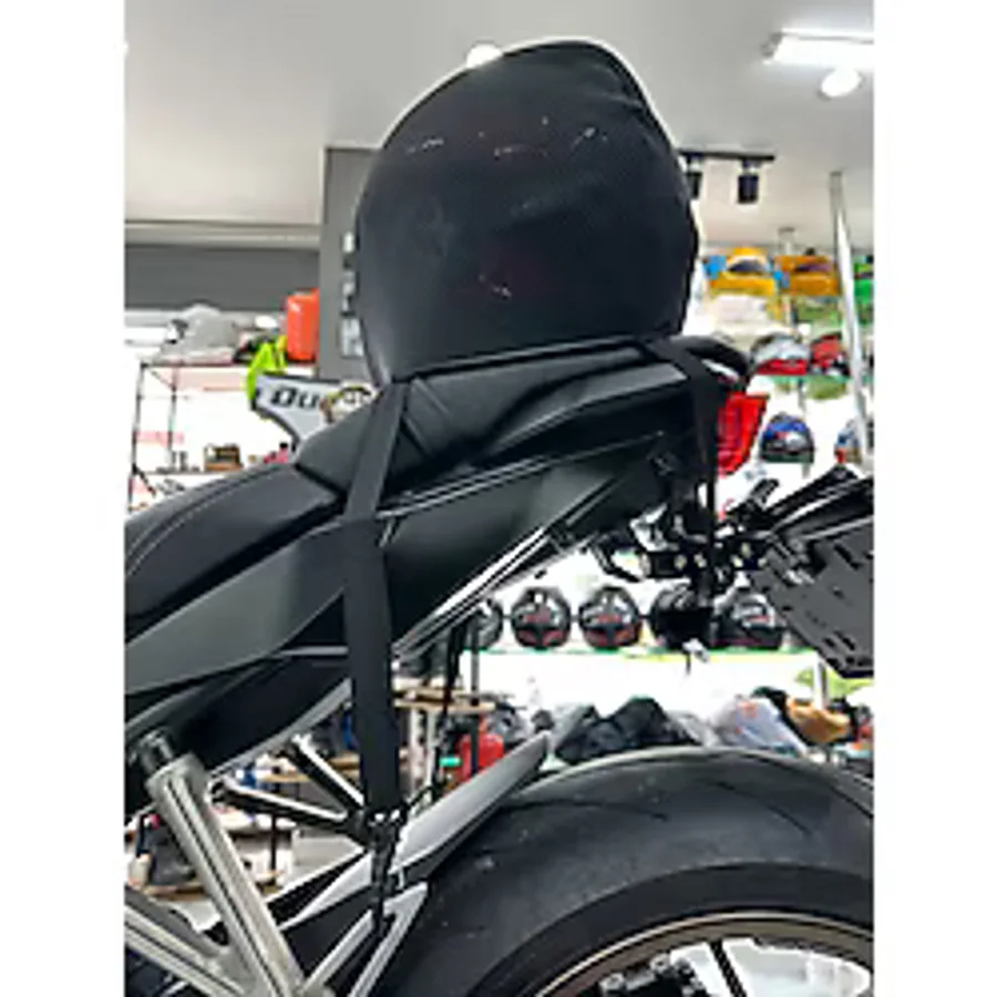 Motobros Motosiklet kask taşıma filesi universal model kask bagaj lastiği filesi
