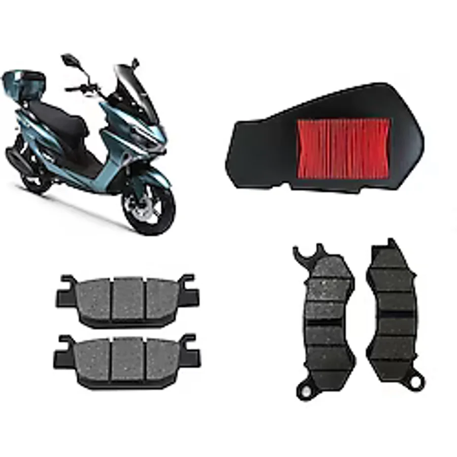 MOTOHANE Rks Newlight 125 Pro Bakım Seti Ön-Arka Balata Ve Hava filtresi