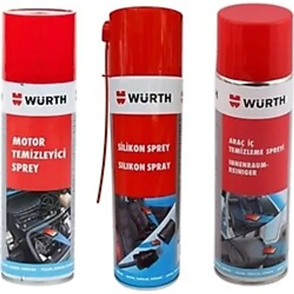 Motor Ve Arac Ici Temizleme Sprey Ve Silikon Sprey