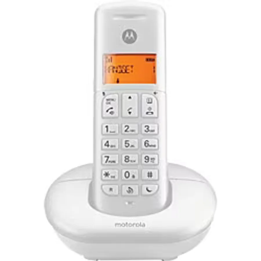 Motorola E201 Beyaz Telsiz Telefon