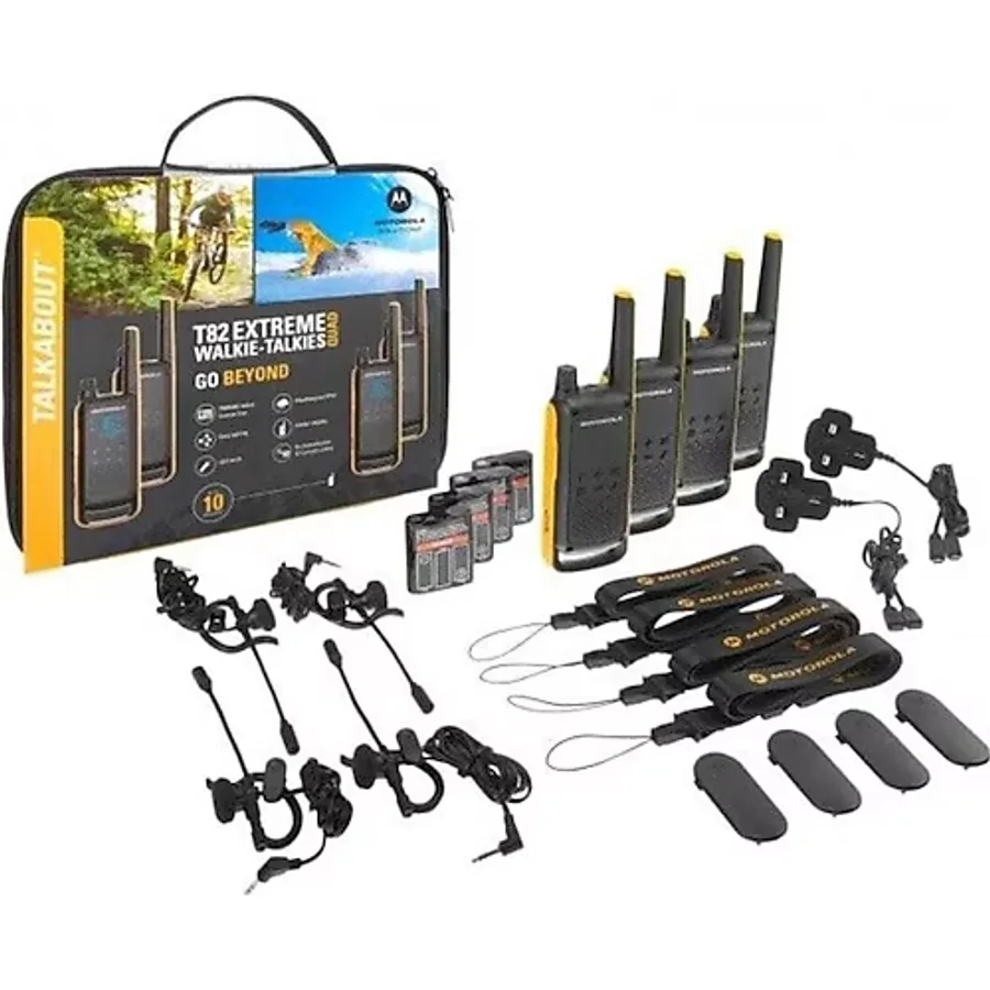 Motorola T82 Extreme Quadpack 4'lü Telsiz