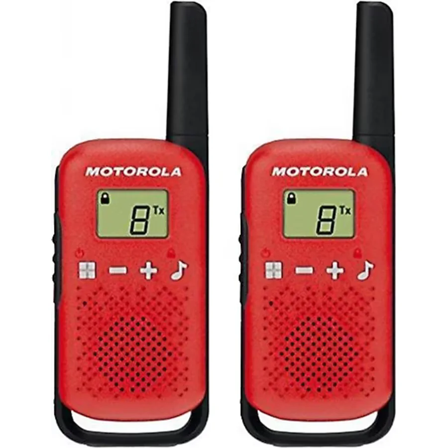 Motorola TLKR-T42 Kırmızı 2'li PMR Telsiz