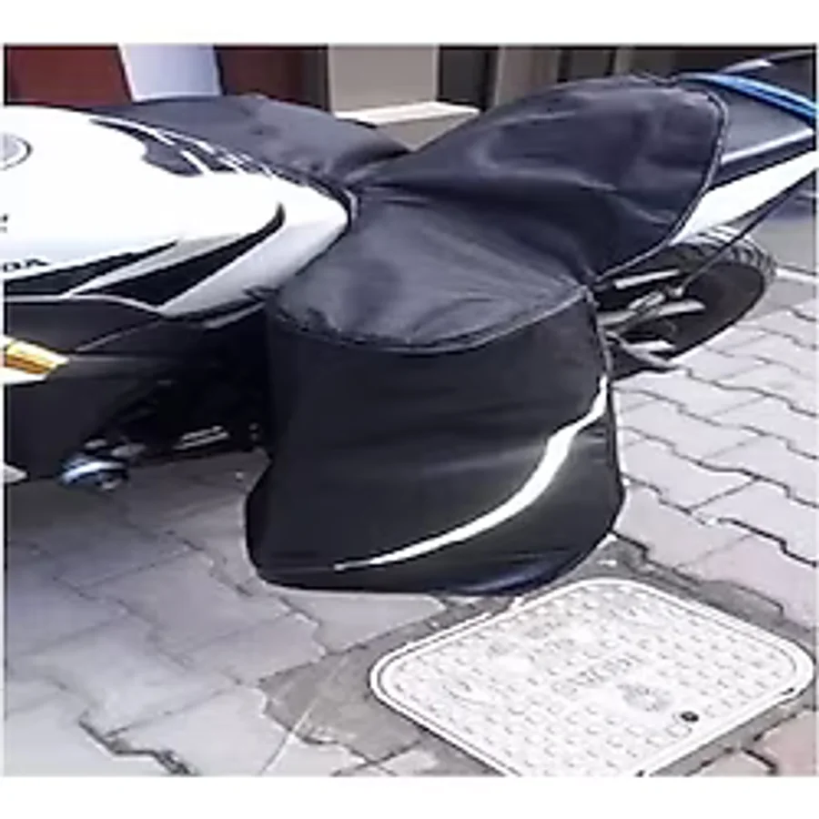 Motorsiklet Diz Örtüsü 4 Katlı Su Geçirmez Vitesli Motorlar İçin_Supermoto