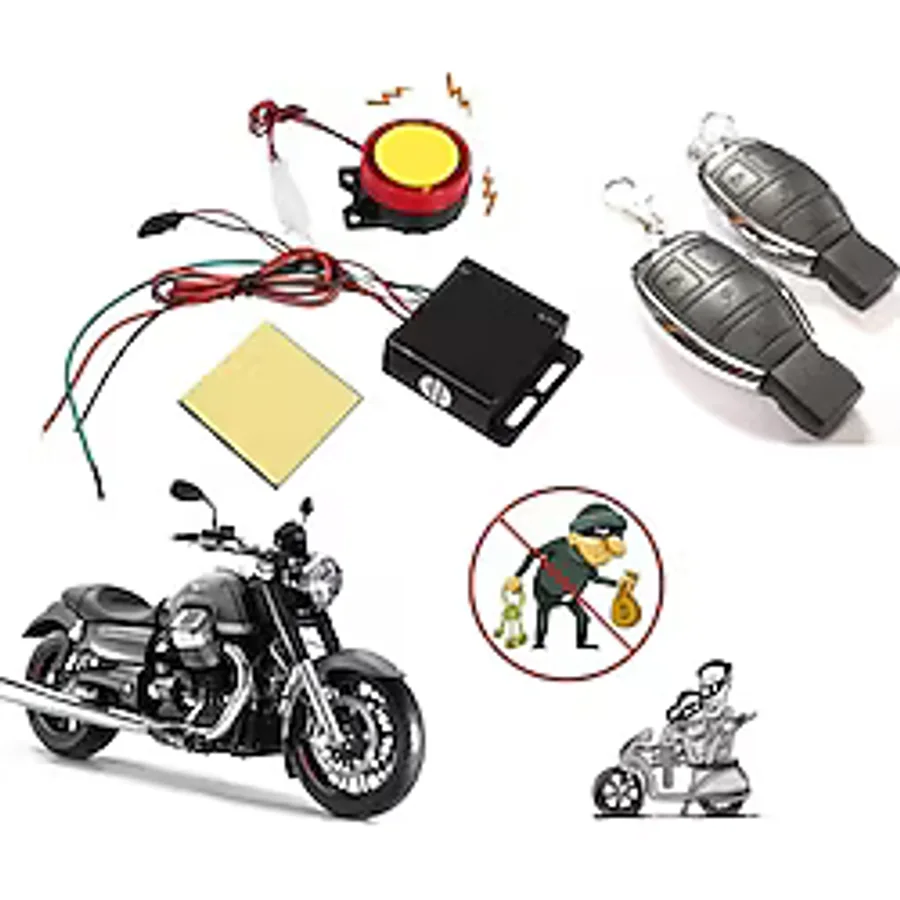 Motosiklet Alarm Uzaktan Kumanda İle Çalıştırma 125Db