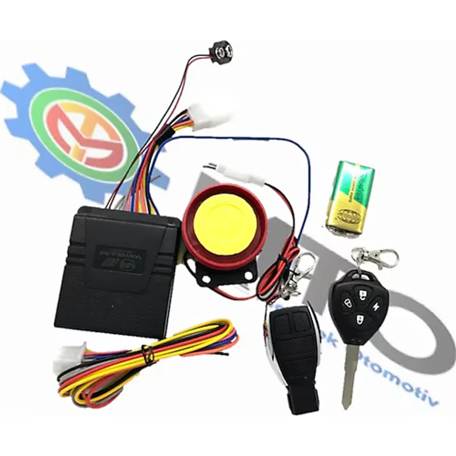 MOTOSİKLET ALARM-UZAKTANÇALIŞTIRMA SETİ PİL DESTEKLİ-MOTOR ALARMI