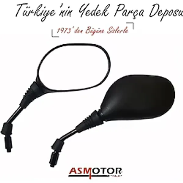 Motosiklet Aynası Siyah 10Mm (183820635)