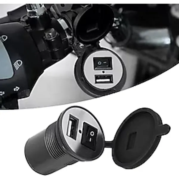 Motosiklet Elektrikli Bisiklet Telefon Şarj Aleti 12V Su Geçirmez