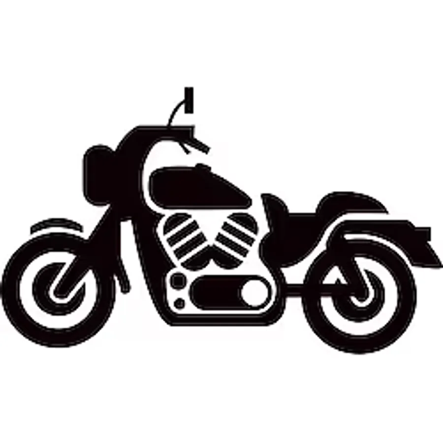 MOTOSİKLET FOLYO STİCKER 30cm Uzunluk