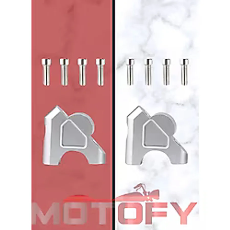 Motosiklet Gidon Yükseltme Aparatı Gri 32Mm