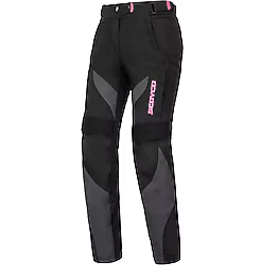 Motosiklet Kadın Pantolonu Korumalı 4 Mevsim Maxdura Kumaş Women Pantolonu Siyah