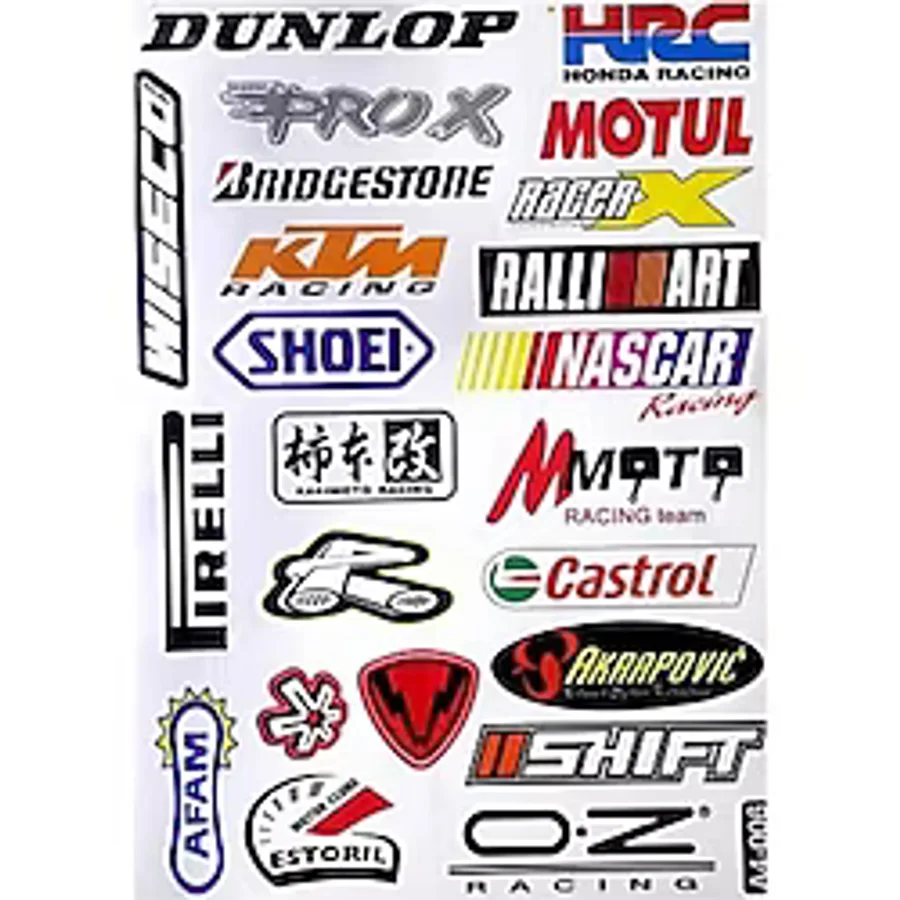 Motosiklet Karma Sticker (Etiket) Seti