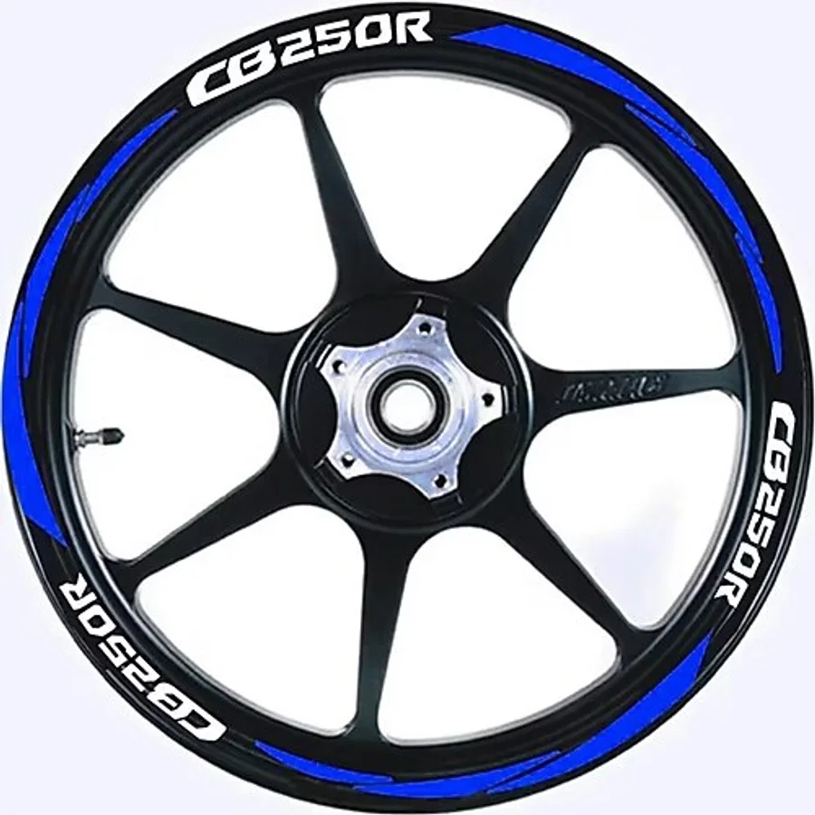 MOTOSİKLET Ön/Arka Takım Jant Şeridi Cb250R Uyumlu MAVİ