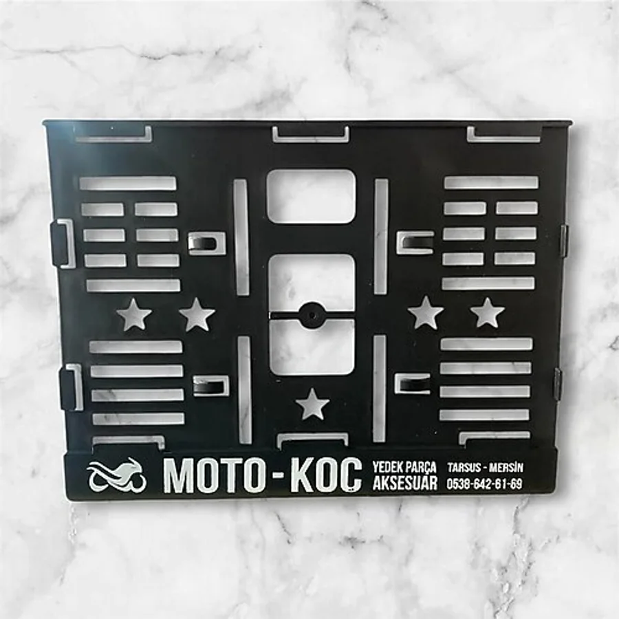 MOTOSİKLET PLAKALIK PLASTİK