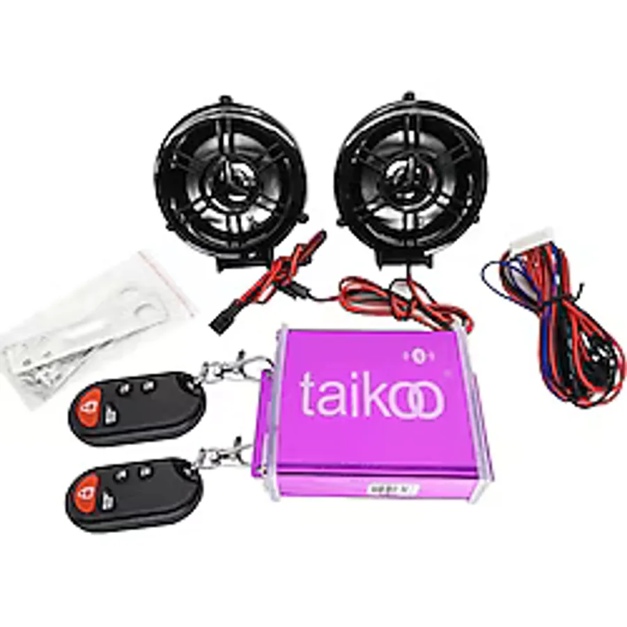 Motosiklet Yüksek Ses Mp3 Çalar + Radyo + Alarm + Türkçe Sesli