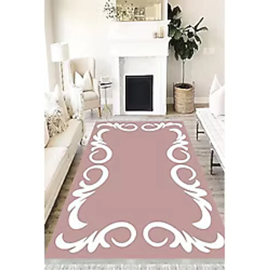 Motto Hali Modern Perla Soft Kaymaz Tabanlı Yıkanabilir Antibakteriyel Dijital Baskı Modern Halı Yolluk, MD-0049I-PRL-100X300