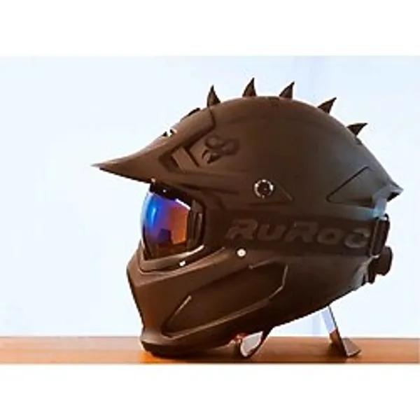 Mottowin Kask Sivri Uçlar - Dikenli Görünüm Aparat Motorsiklet Kask Süsü Aksesuarları