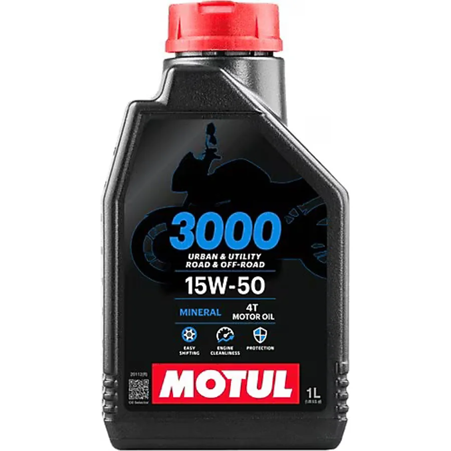 Motul 3000 15W-50 4T 1 lt Motosiklet Yağı