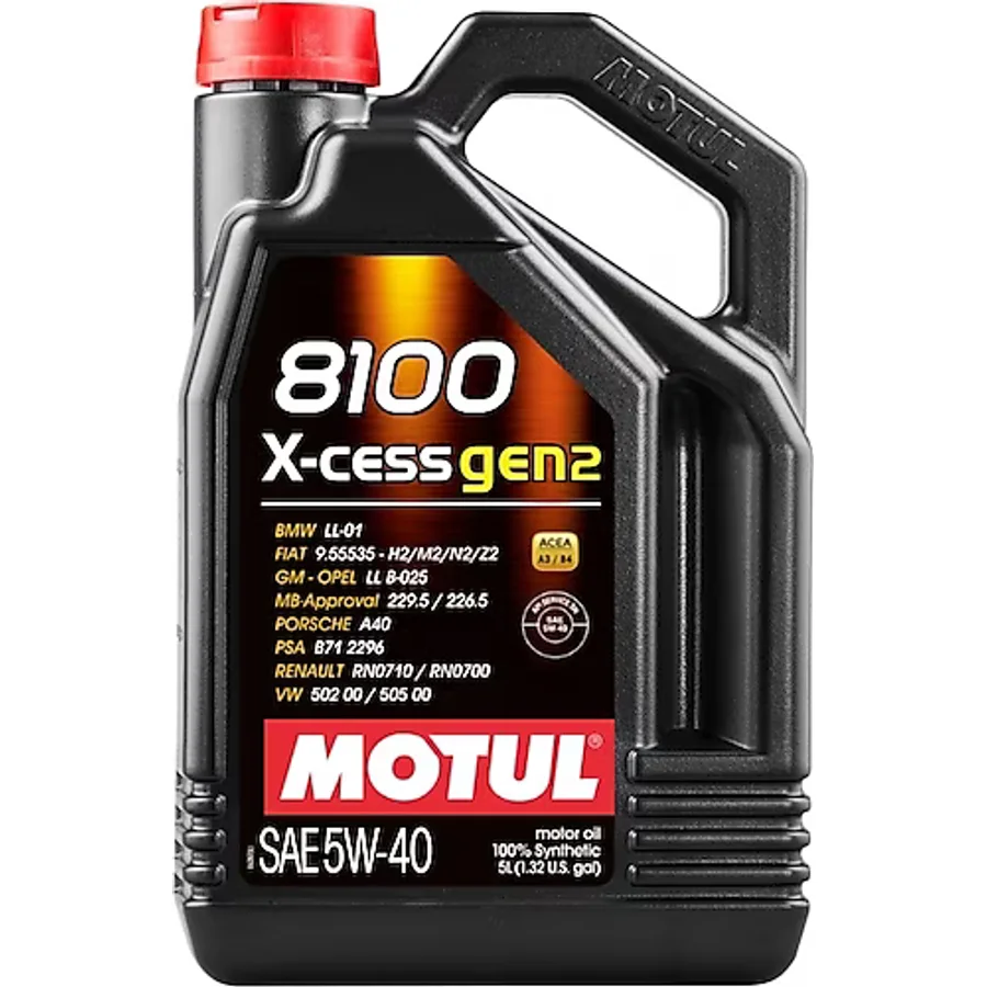 Motul 8100 X-Cess Gen2 5W-40 5 lt Motor Yağı