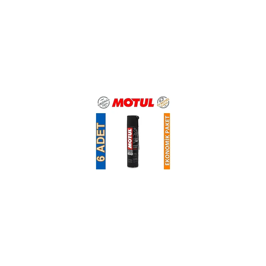 Motul C2 Chain Lube Road 400 ml 6 Adet Motosiklet Zincir Yağı
