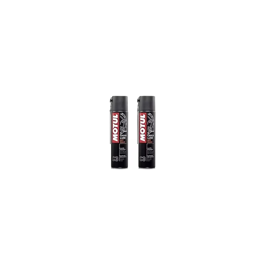 Motul C3 Chain Lube Off Road Motosiklet Zincir Yağı 400 ml - 2'li Set - 400ml