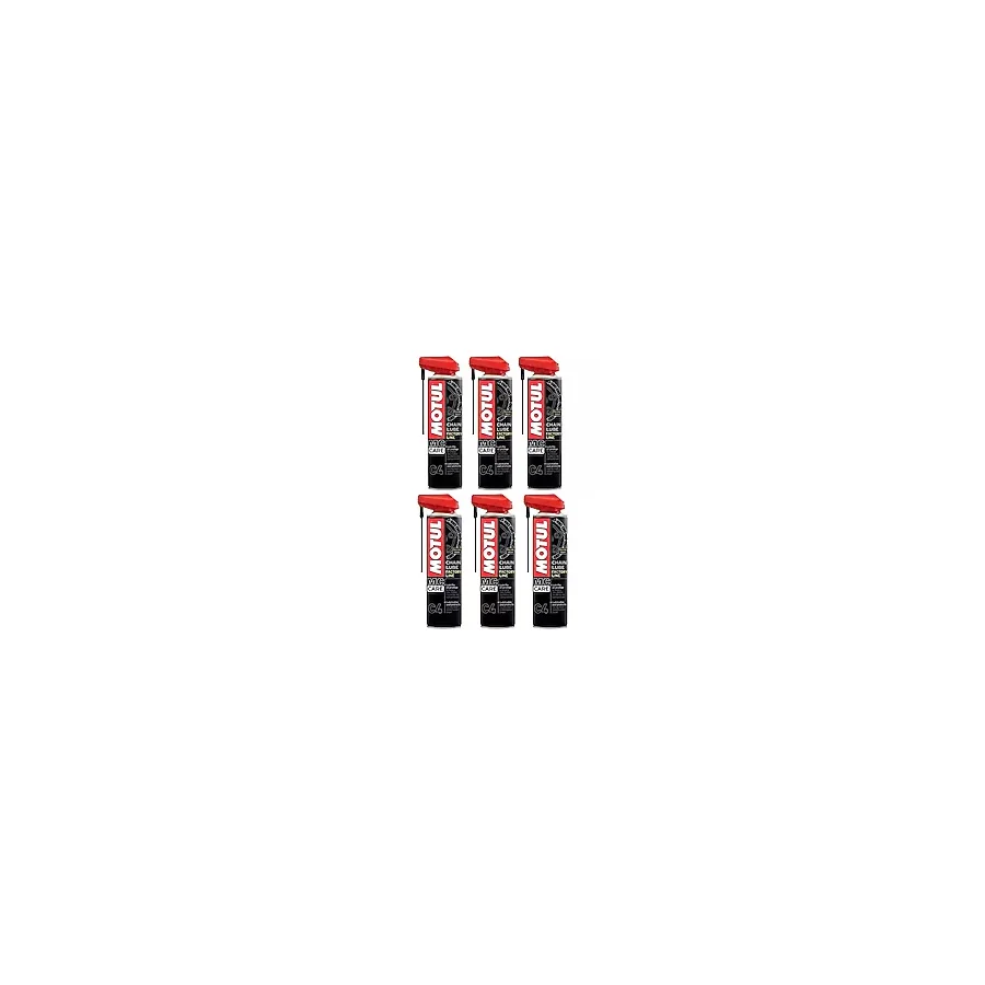 Motul C4 Chain Lube Factory Line Yarış Tipi Motosiklet Zincir Yağı 400 ml - 6'lı Set - 400ml