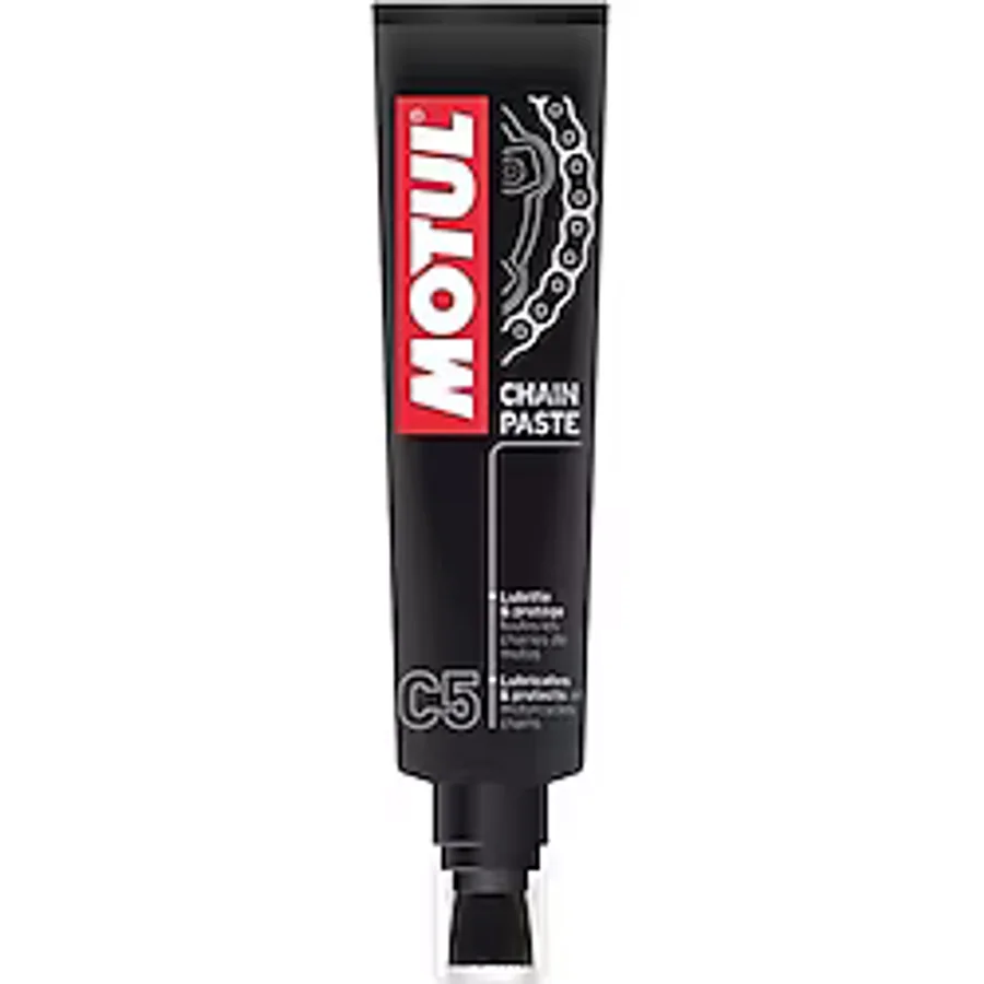 Motul C5 Zincir Yağlama ve Bakım Macunu - Yüksek Performanslı Motosiklet Zincirleri için Uygun, Pratik Fırça ile, 150 ml