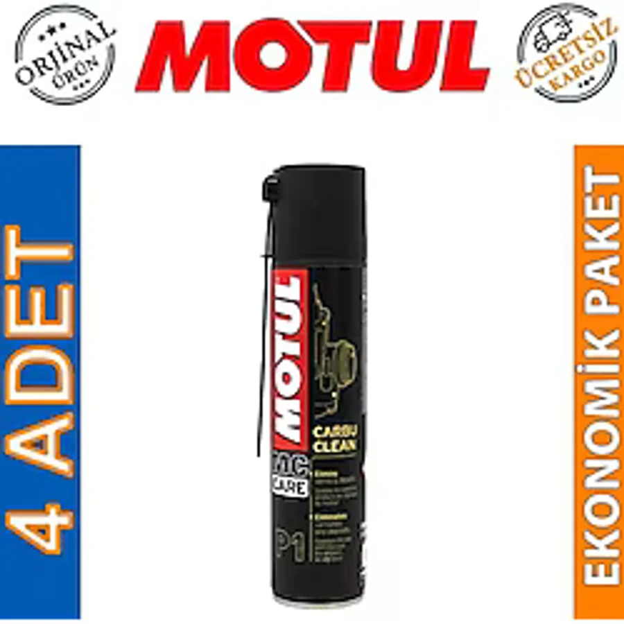 Motul P1 Carbu Clean Sprey 400 Ml Karbüratör Temizleyici (4 Adet)