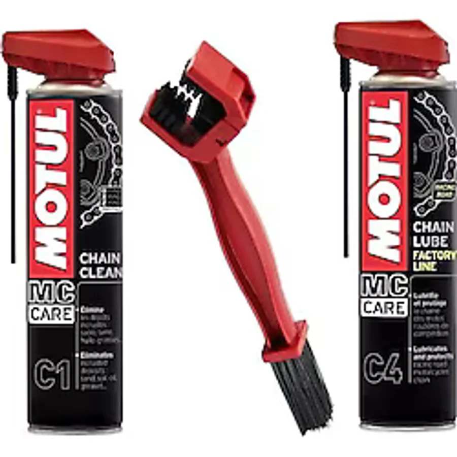 Motul Zincir Bakım C1 C4 Zincir Temizleme Fırçası Set