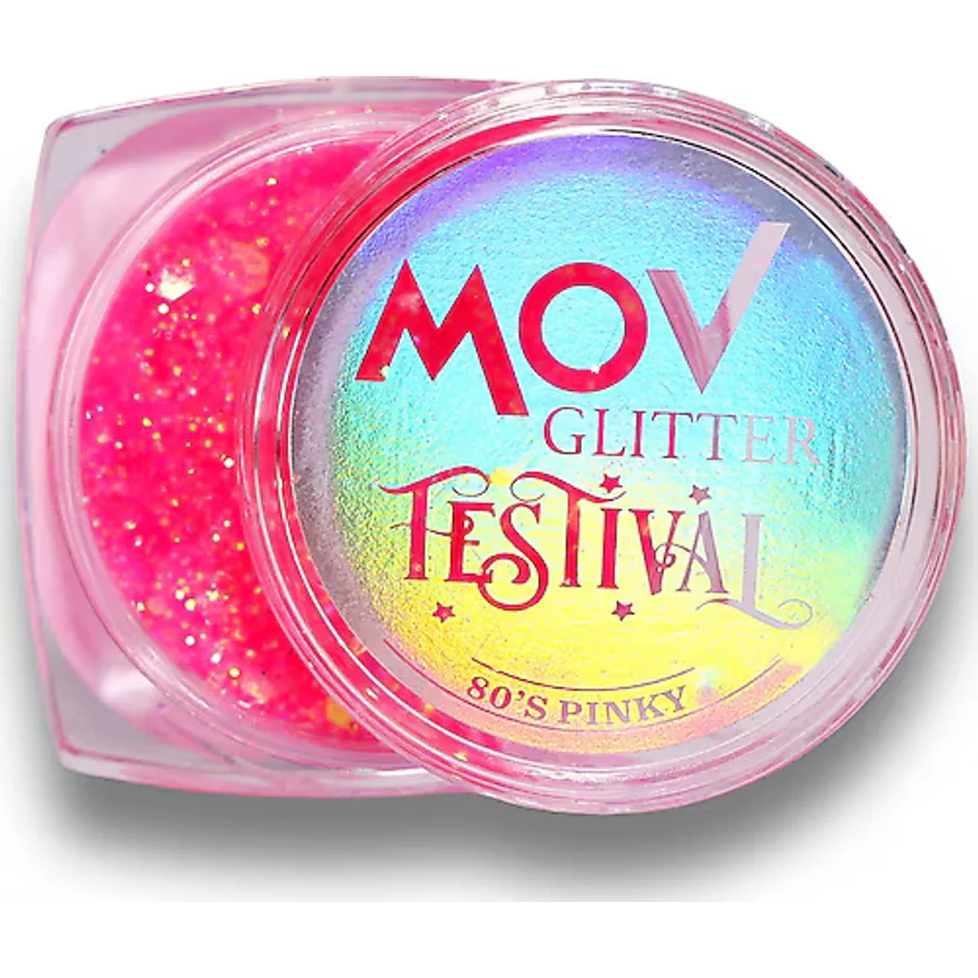 Mov Glitter Festival 80s Pinky Vücut Simi