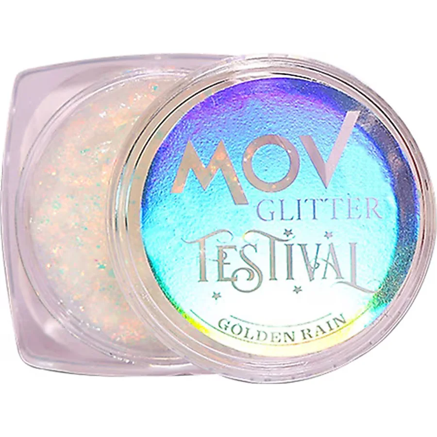 Mov Glitter Festival Golden Rain Vücut Simi