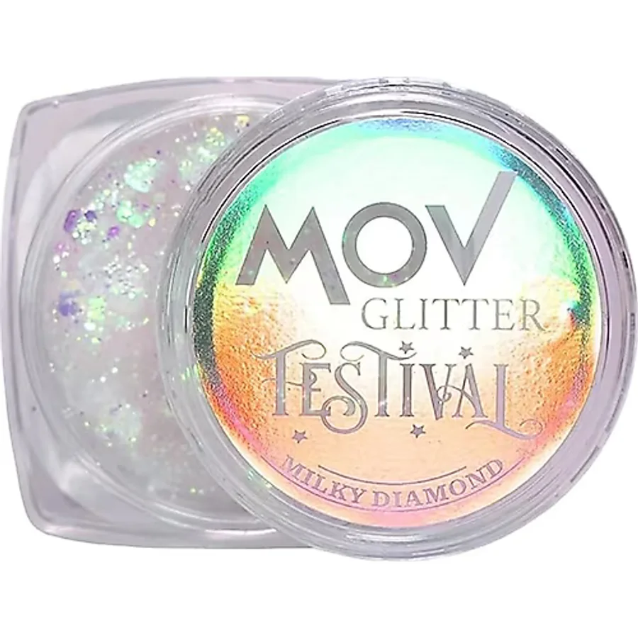 Mov Glitter Festival Milky Diamond Vücut Simi